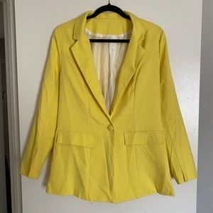 Yellow Blazer NEVER WORN